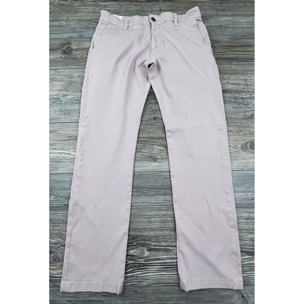 Mavi Jeans Johnny Slim Leg Denim Stretch Pants Pink 33/30 Preppy Light Acadamia